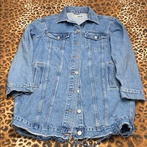 Oversized Light denim jacket